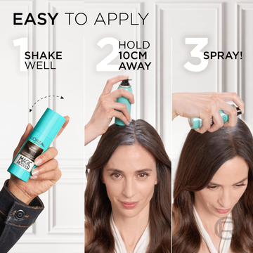 L'Oréal Paris Magic Retouch Instant Root Concealer Spray - Grey Roots Gone in 3 Seconds – Water Proof – Temporary Grey Coverage, Lasts Until Shampoo – Covers Sparse Areas & Scalp