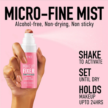 Natural & Alcohol-Free Makeup Fixer With Aloe Vera & Cucumber Extract - Lock makeup upto 24H long