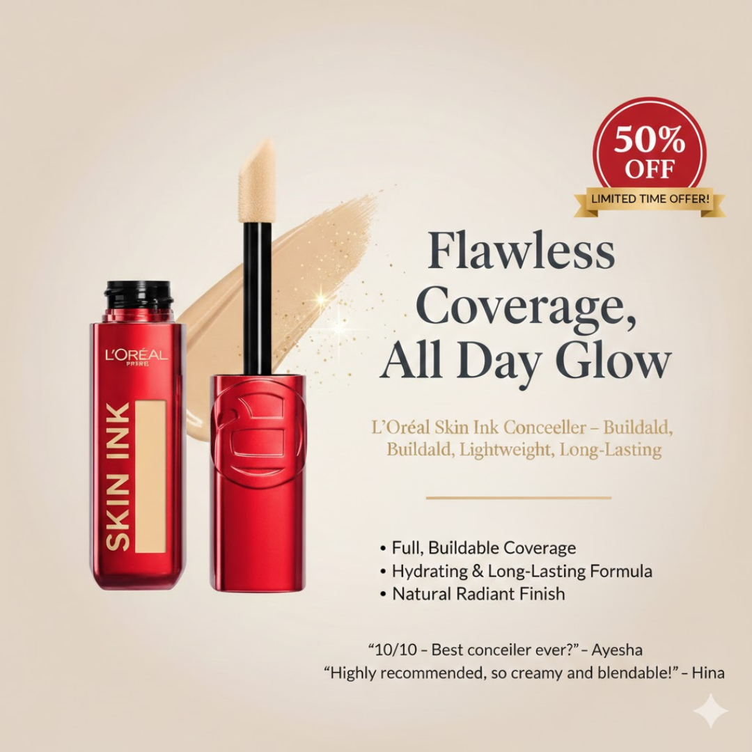 4.0 Skin Ink L'Oréal Paris Skin Ink 2-in-1 Foundation + Concealer | 48H Longwear, M