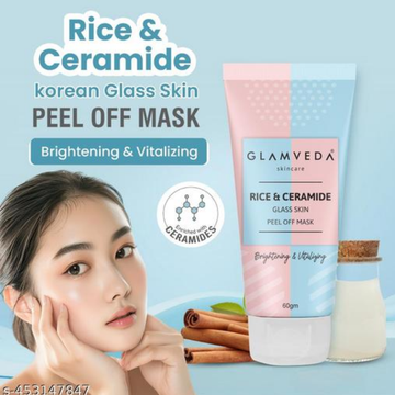 Rice & Ceramide Peel off Mask - Hydrated, Brightening, Clear & Glass Skin