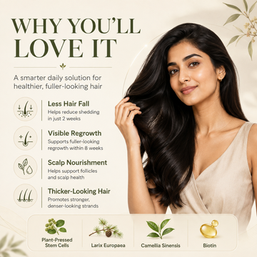 Myths of Silverlock Hair Regrow Serum  – Stronger Roots, Longer Hair & Greater Confidence – With Plant Stem Cells, Larix Europaea, Camellia Sinensis & Biotin – Helps Reduce Hair Fall, Supports Regrowth & Nourishes Scalp