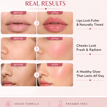 Rare Beauty Soft Pinch Tinted Lip Oil & Blush – Hydrating Shine, Soft Tint & Effortless Beauty – Lightweight, Non-Sticky – With Jojoba Oil, Rose Extract & Vitamin E