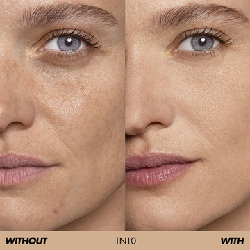 Flicka All-in-One Base Trio | Silk Touch Primer + Tomato Foundation with SPF + Beautyblender for Flawless Finish